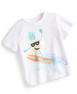 Baby Boys Pineapple Surf T Shirt, Created for Macy's