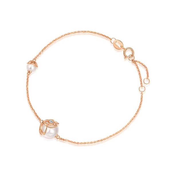 Daily Luxe 'Auspicious Collection' 18K Rose Gold Bracelet | Chow Sang Sang Jewellery eShop