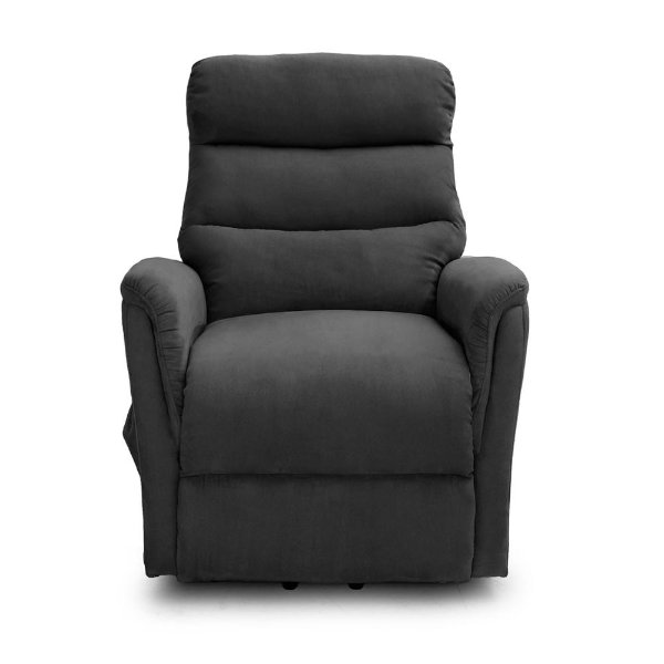 Calla Casa Ultra Comfort Lift Chair with Heat, Massage and Remote in Smoke Gray Microfiber