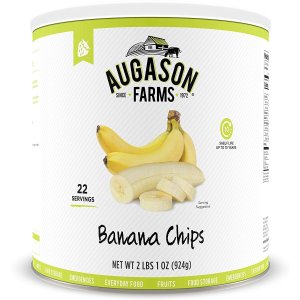 Augason Farms 香蕉片 2lb1oz 直接脱水烘焙技术制成