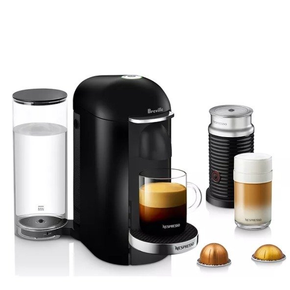 VertuoPlus 胶囊咖啡机+奶泡机组合