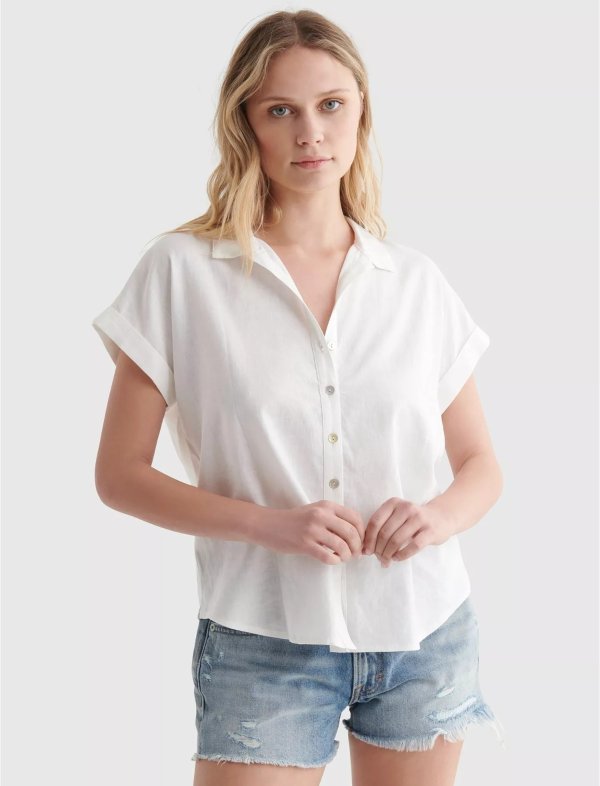 Short Sleeve Tie Front | Lucky Brand
