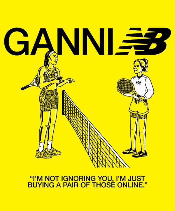 GANNI x New Balance 合作款限量发售可凑情侣款$120起插图很有梗