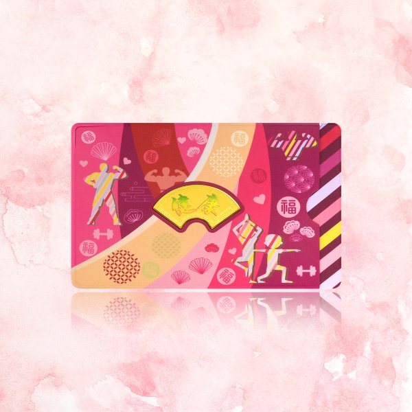 Chow Tai Fook 24K Gold Good Health Card Holder