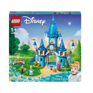 LEGO DISNEY CINDERELLA & PRINCE CHARMING'S CASTLE SET (43206)