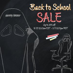 DXRacer Back to School Hot Sale