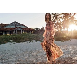 Zimmermann Moncur Gathered Frill Dress