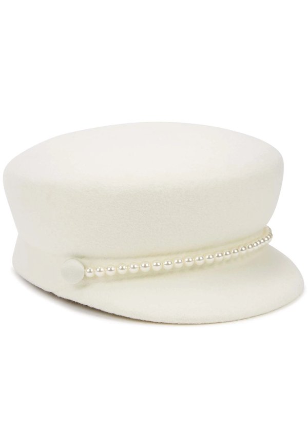 珍珠报童帽