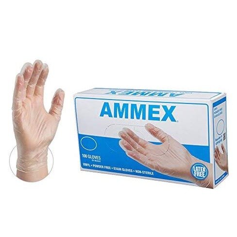 AMMEX Medical Clear Vinyl Gloves