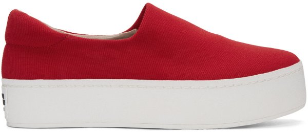 Opening Ceremony: Red Cici Slip-On Sneakers | SSENSE