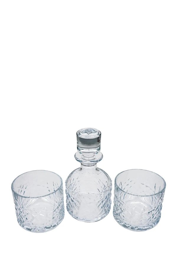 3-Piece Swarovski Crystal Bottle Set