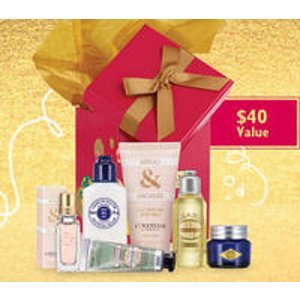 with any $45 Purchase @ L'Occitane
