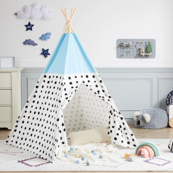 Kid's Triangular Play Tent with Carrying BagKid's Triangular Play Tent with Carrying BagProduct OverviewRatings & ReviewsQuestions & AnswersShipping & ReturnsMore to Explore