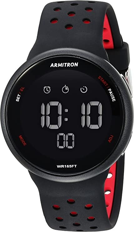 Sport Unisex Digital Chronograph Silicone Strap Watch, 40/8423