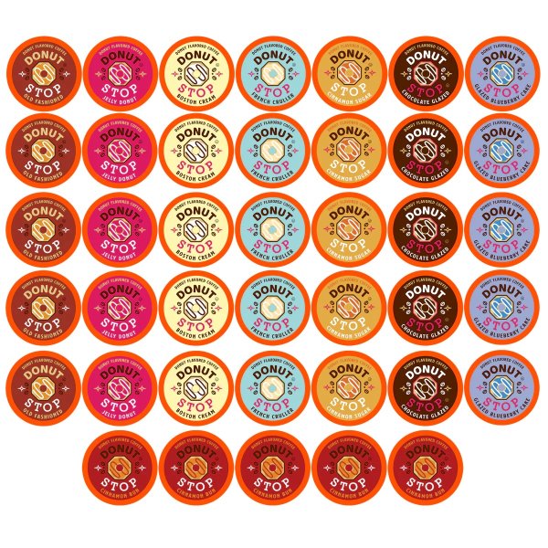 Donut Stop Donut Assorted Donut Coffee Pods Variety Pack