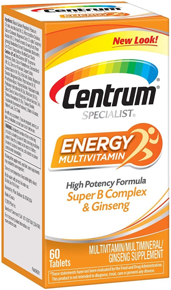 Specialist Energy Complete Multivitamin Supplement (60-Count Tablets)