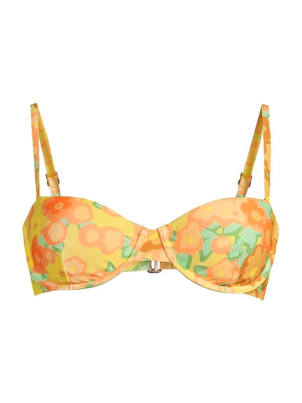 Floral Underwire Bikini Top