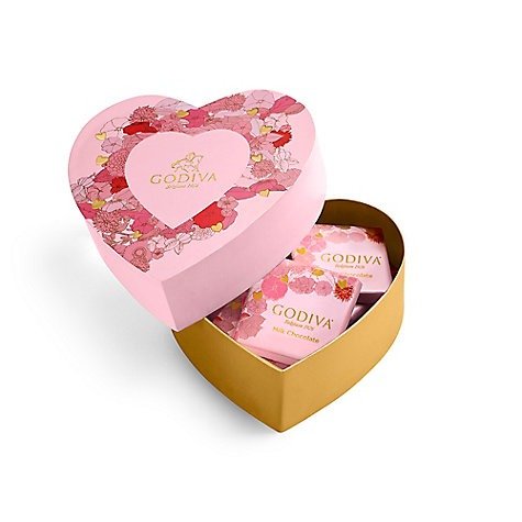 情人节爱心礼盒巧克力6块
