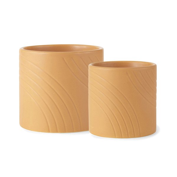Home Expressions Modern Retro Embossed Planter Collection