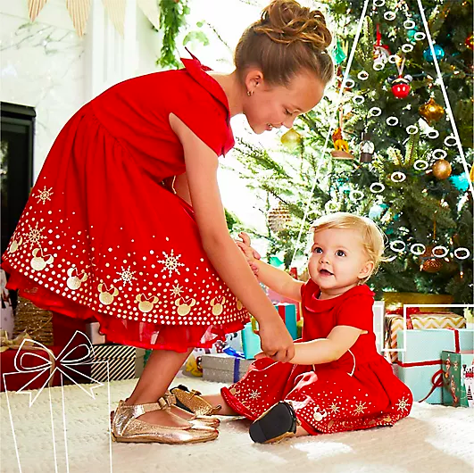 Minnie Mouse Holiday Dress for Girls | shopDisney