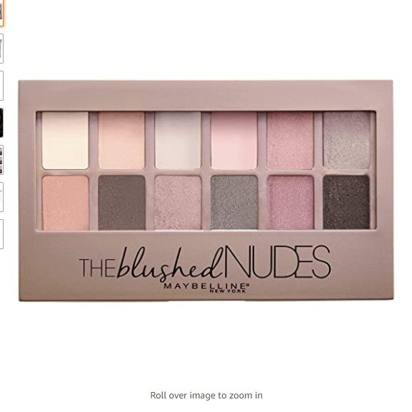 Maybelline The Blushed Nudes Eyeshadow Palette Makeup