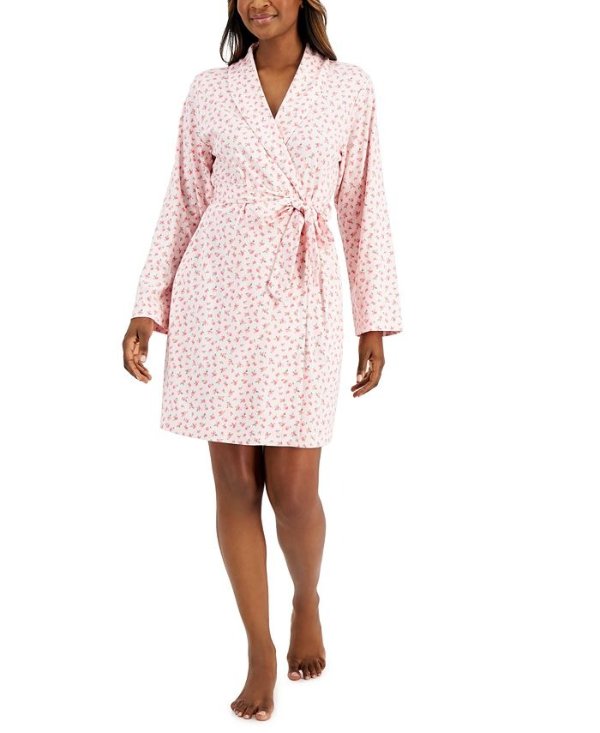 Printed Shawl-Collar Robe, Created For Macy's