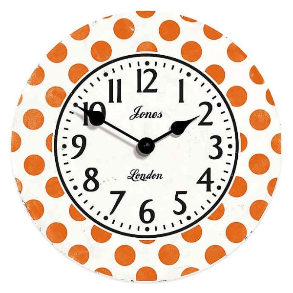 Jones® Clocks Dotty Wall Clock