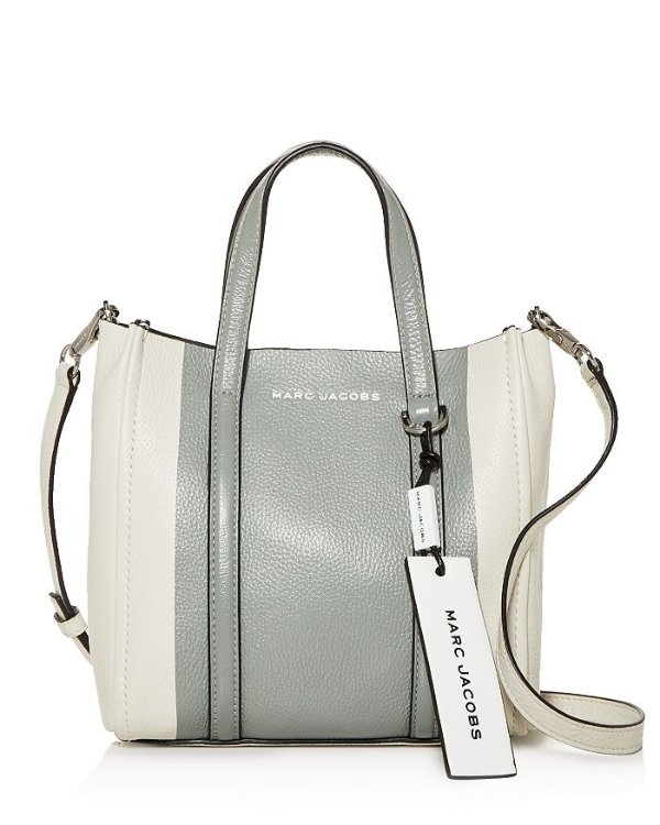 The Tag Color-Block Leather Tote