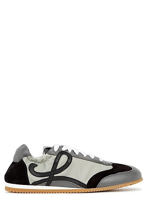 Ballet Runner grey panelled sneakers