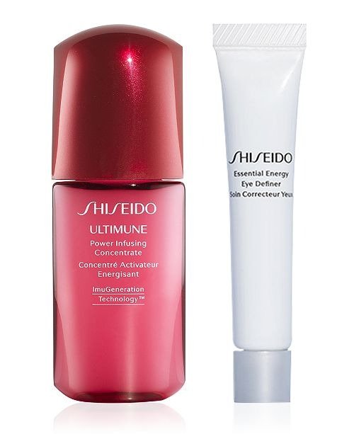 Choose your free 2pc skincare gift with $65 Shiseido purchase Future Solution LX Intensive Firming Contour Serum, 1.7-oz. White Lucent MicroTargeting Spot Corrector Serum, 1 oz Bio-Performance Advanced Super Revitalizing Cream, 2.6 oz