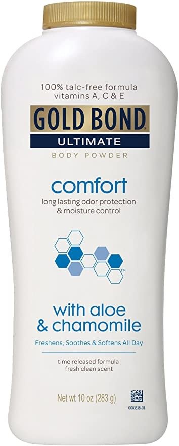 Ultimate Comfort Body Powder Aloe, White Fresh, 10 Ounce