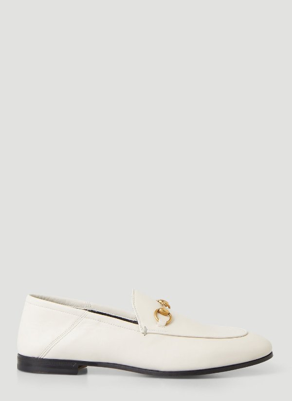 Jordaan Leather Loafers in White