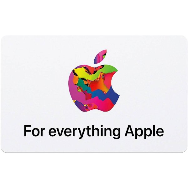 新版Apple 礼卡 $100面值，电子版+实体卡