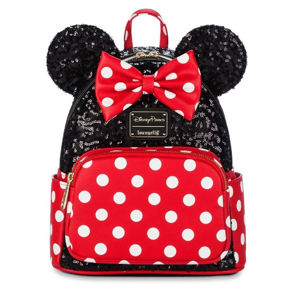 Minnie Mouse Sequin Loungefly 迷你背包