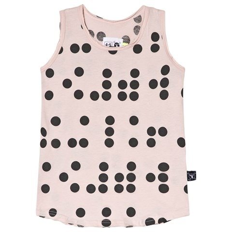 Powder Pink Braille Tank Top | AlexandAlexa