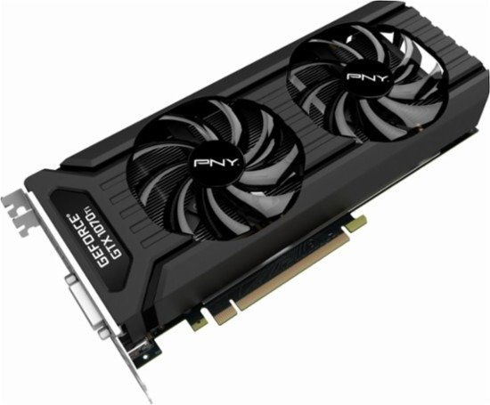 PNY - NVIDIA GeForce GTX 1070 Ti 8GB GDDR5 PCI Express 3.0 Graphics Card - Black