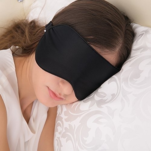 Natural Silk Sleep Mask, Blindfold, Super Smooth Eye Mask (One Strap)