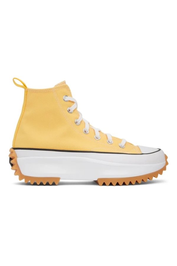 Yellow Run Star Hike HI Sneakers