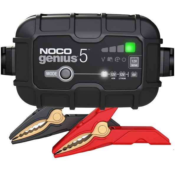 NOCO GENIUS5, 5-Amp Fully-Automatic Smart Charger