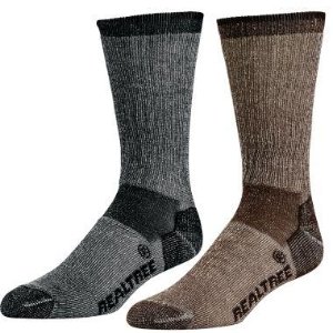 Realtree Men's Merino-Wool Socks – Two-Pack
