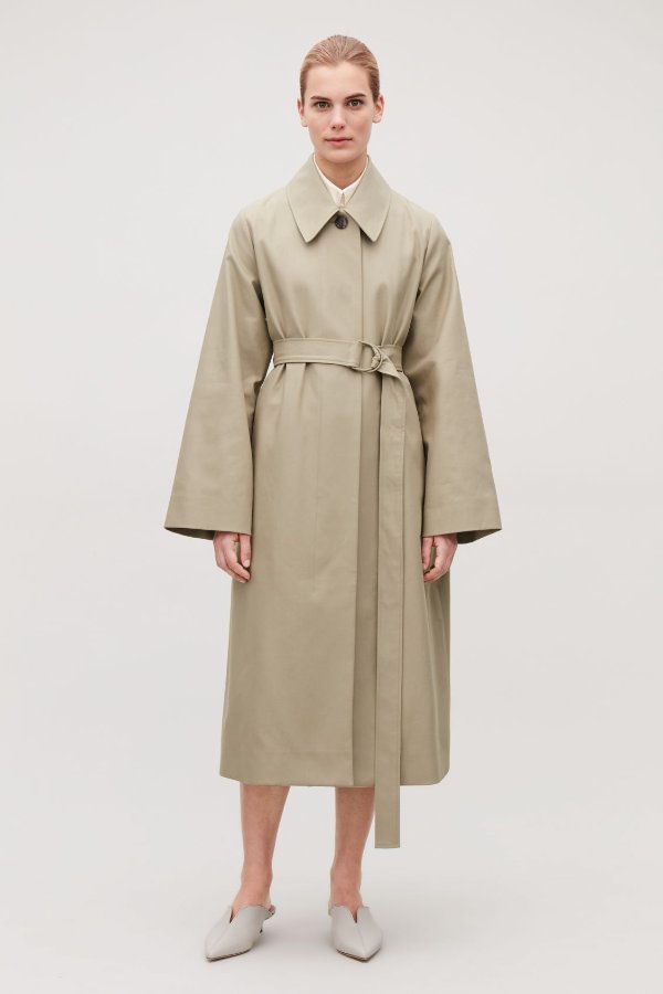 WIDE-SLEEVED TRENCH COAT