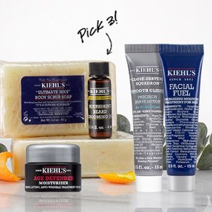 Kiehl's 官网男士护肤、洗护系列父亲节优惠