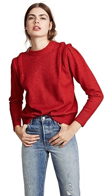 Folded Sleeve Sweater