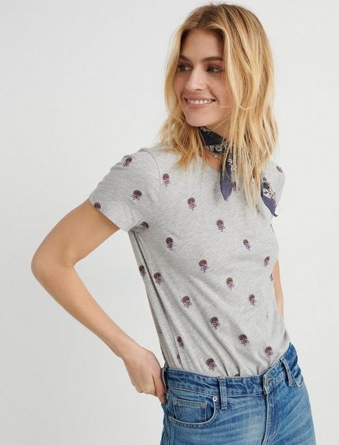All Over Embroidered Tee | Lucky Brand