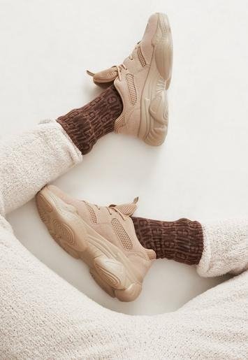 - Sand Bubble Sole Sneakers