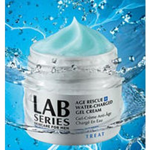 of NEW Age Rescue+ Water-Charged Gel Cream with any $50 purchase @ Lab Series For Men