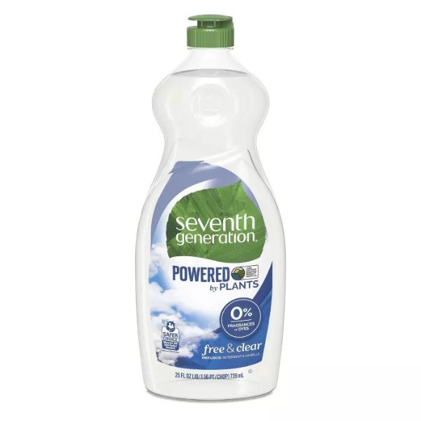 Seventh Generation Free & Clear Liquid Hand Dish Soap - 25oz