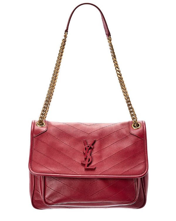 Niki Medium Leather Shoulder Bag