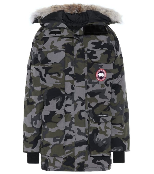 Expedition fur-trimmed down parka