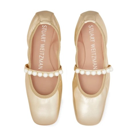 Goldie 珍珠芭蕾鞋